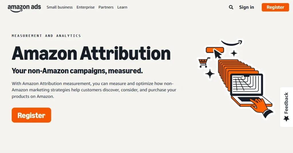 amazon attribution page
