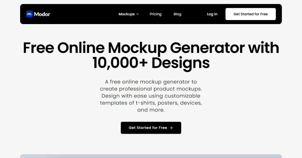Modor mockup templates