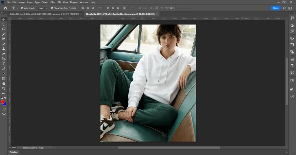 Photoshop hoodie mockup