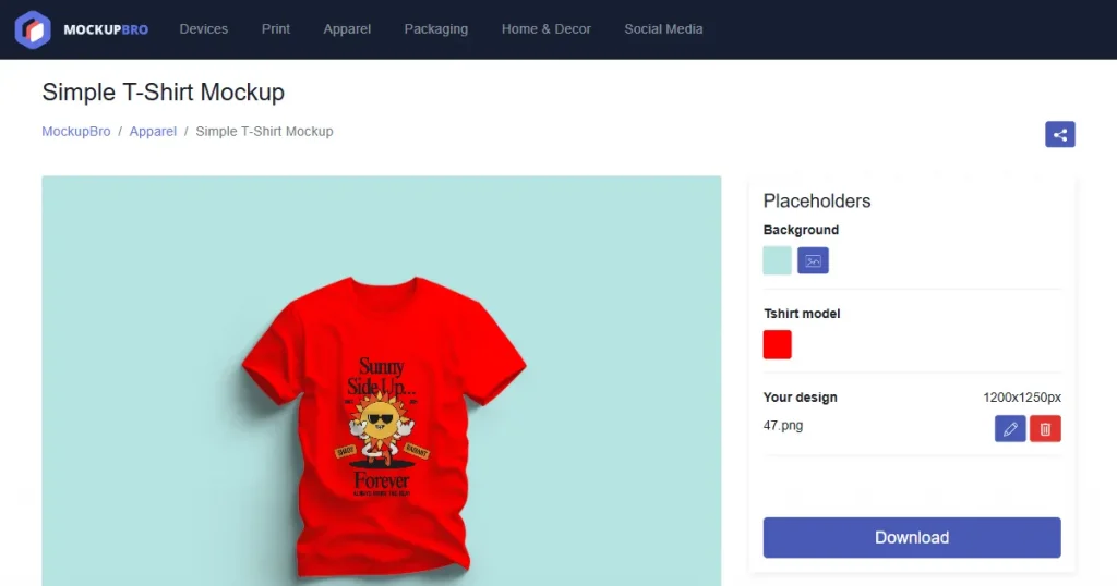 Mockupbro mockup generator