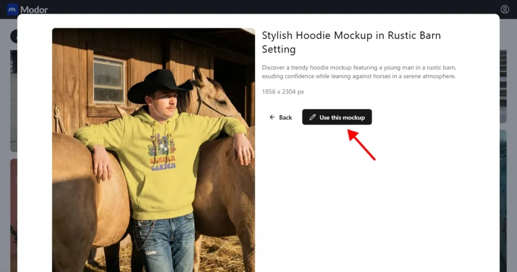 Modor use this mockup