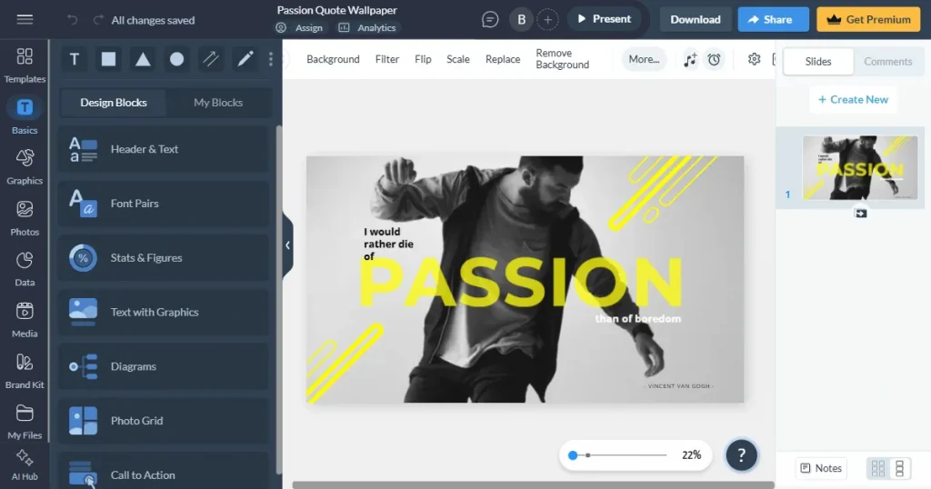 Visme mockup editor