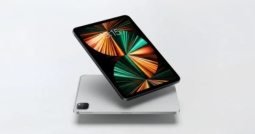 3D iPad mockup