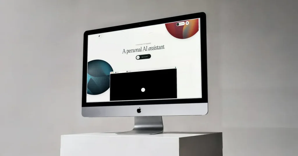 3D iMac mockup