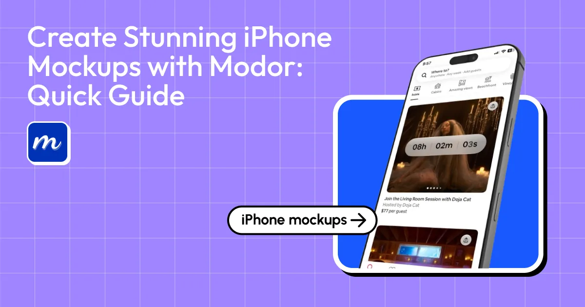 Creating Iphone 1 Create iPhone Mockups with Modor: Best Guide (2026)