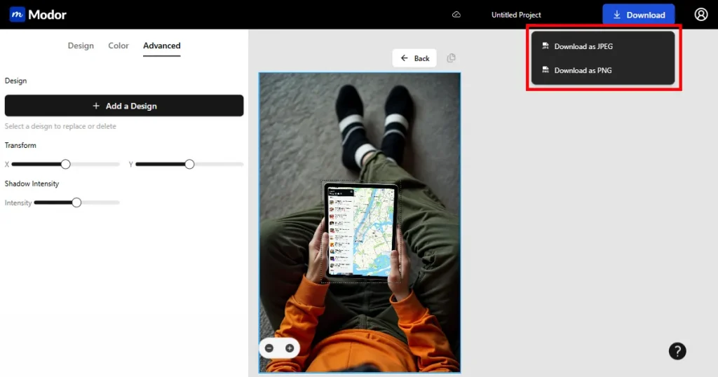 Download iPad mockup