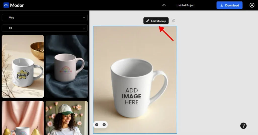Edit this mockup on Modor