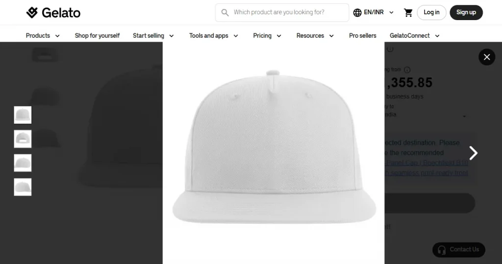 Gleato hat mockup