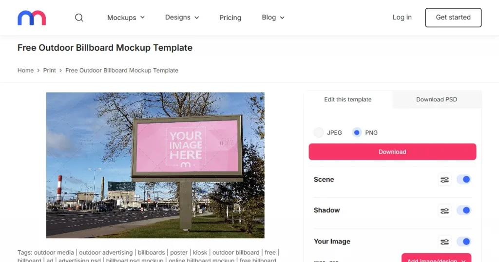 Mediamodifier billboard mockups