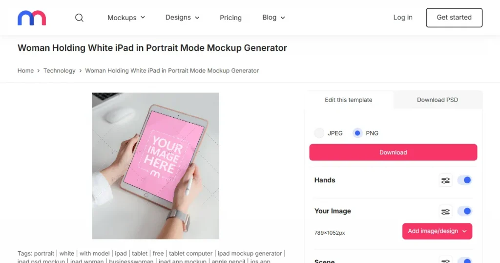 Mediamodifier iPad mockup