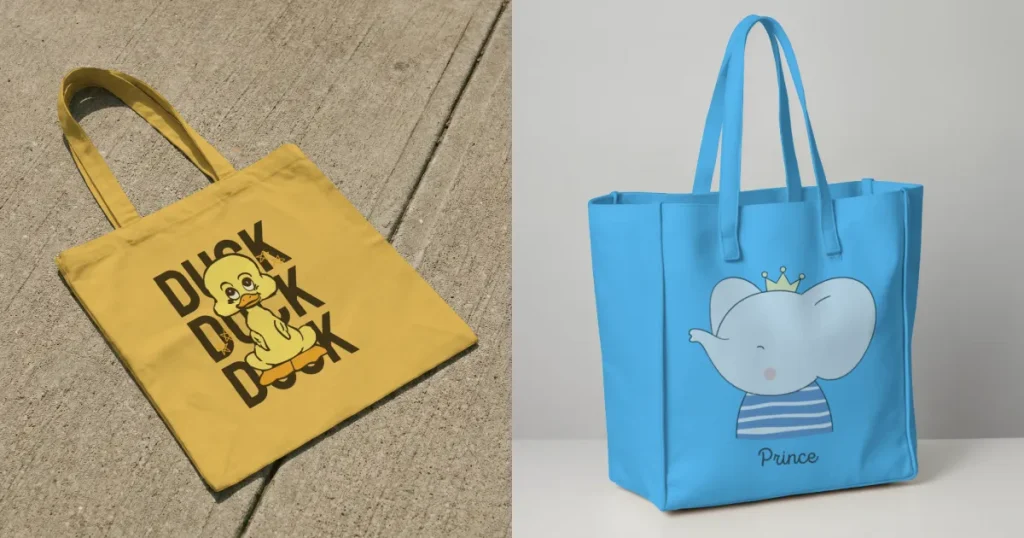 Minimalistic tote bag