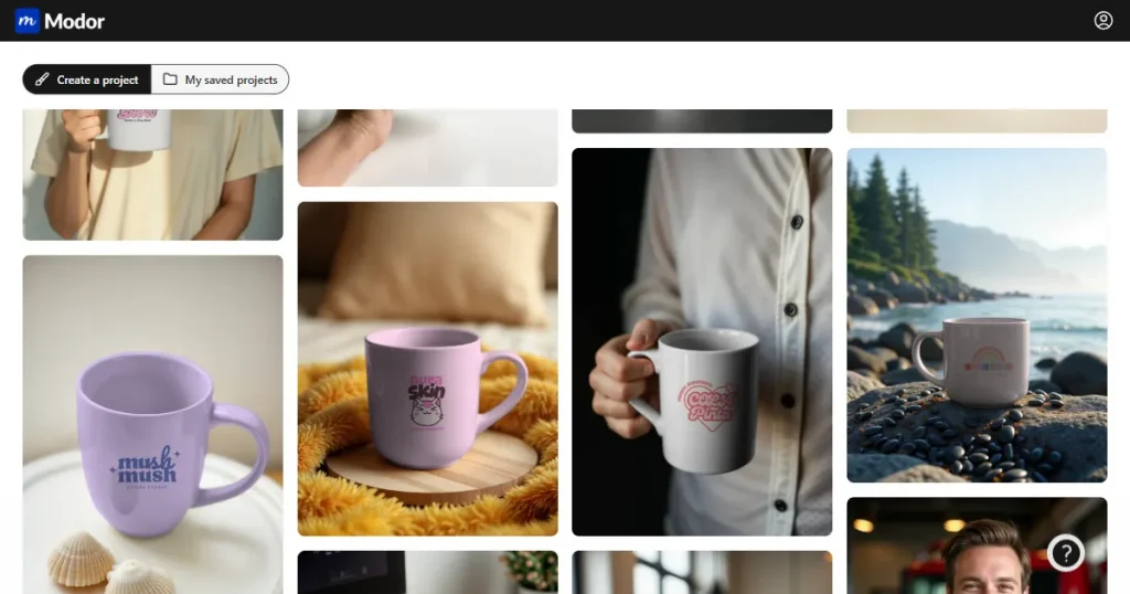 Modor mug mockup templates