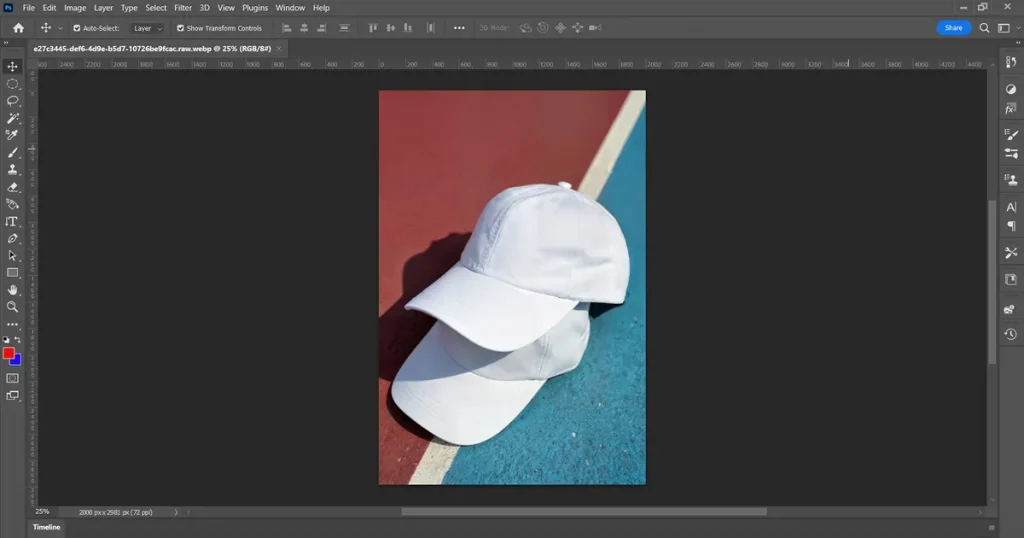 Photoshop hat mockup template