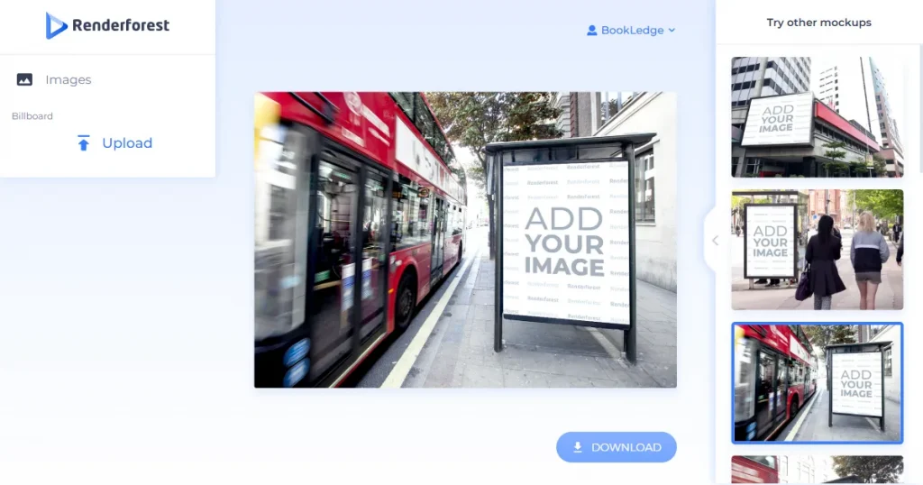 Renderforest billboard mockups