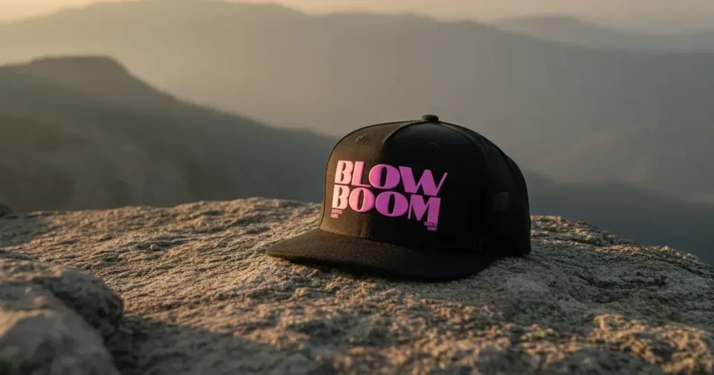 Snapback cap mockup