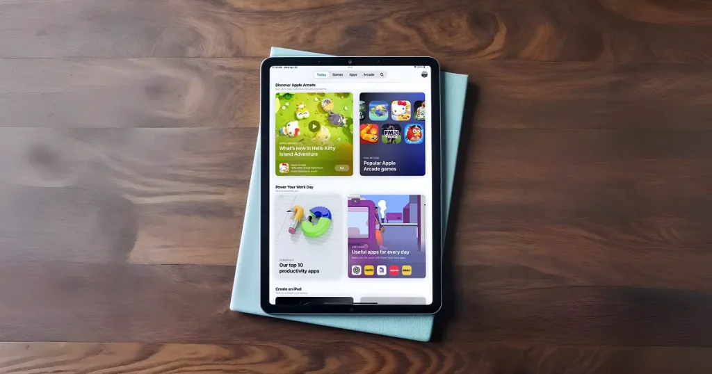 iPad mockup for social media visuals