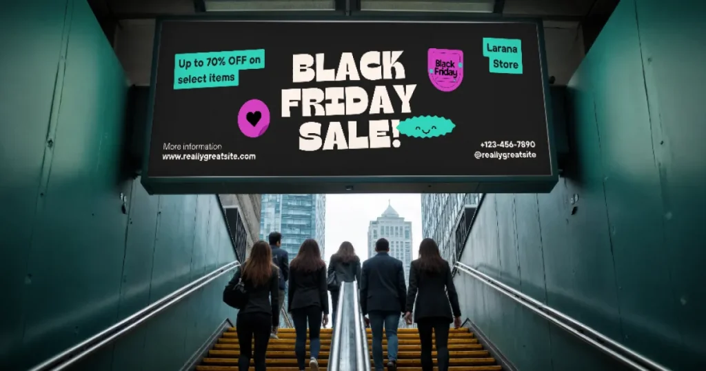 Subway and Metro tunnel billboard mockups