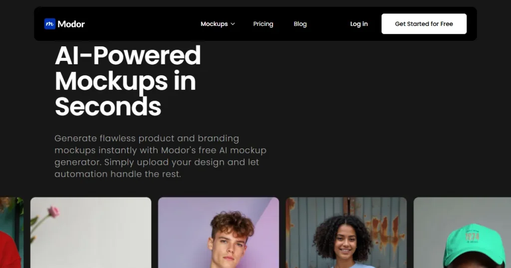 Use Modor to make iMac mockup