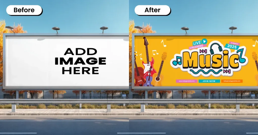 Autumn Billboard Mockup
