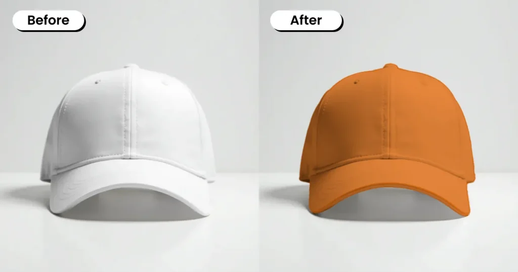 cap mockup facing forward