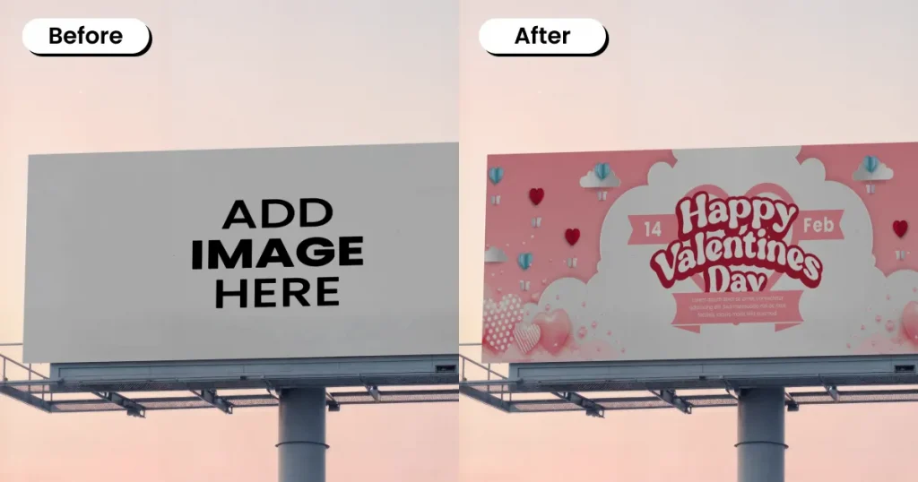 Highway Billboard Mockup