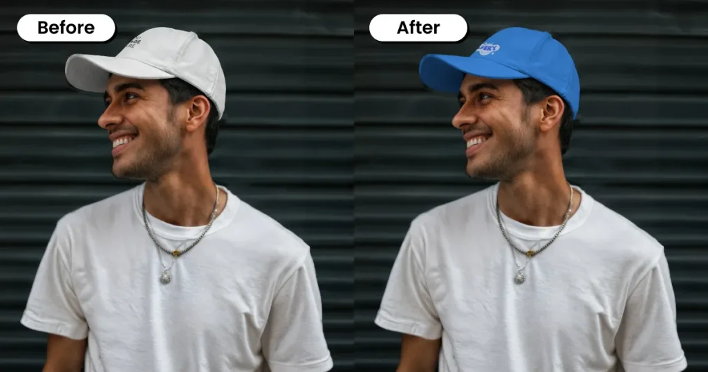 Smiling man wearing a cap