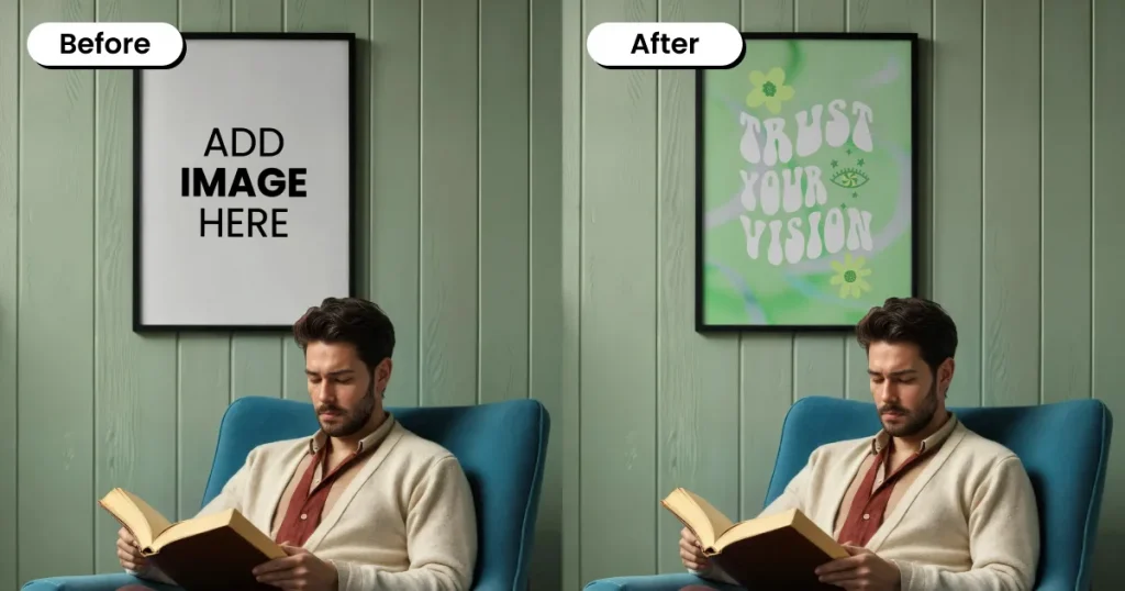 Lifestyle poster mockup