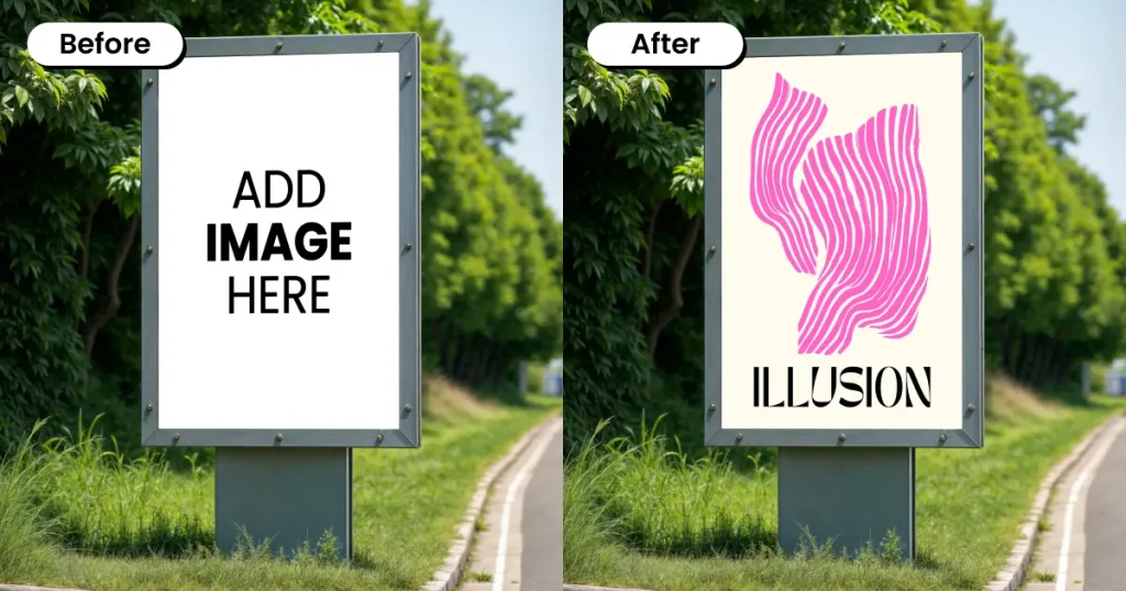 Roadside Billboard Mockup