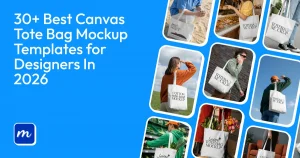 Tote bag mockup templates