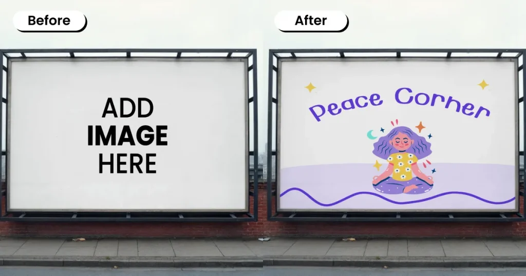 City Skyline Billboard Mockup