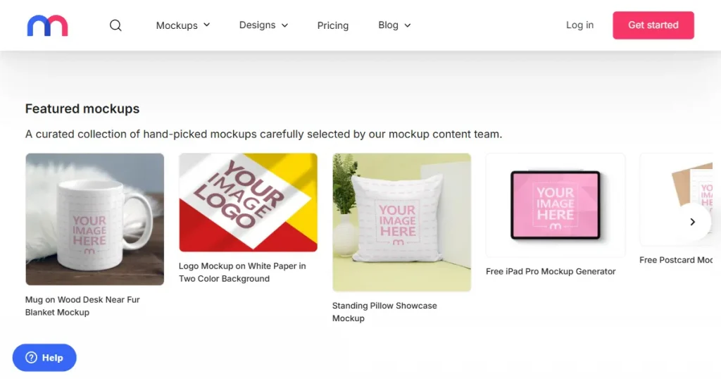 Featured mockups on Mediamodifier