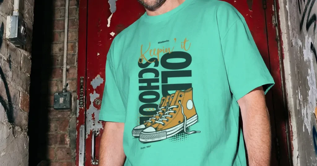 final t-shirt mockup image
