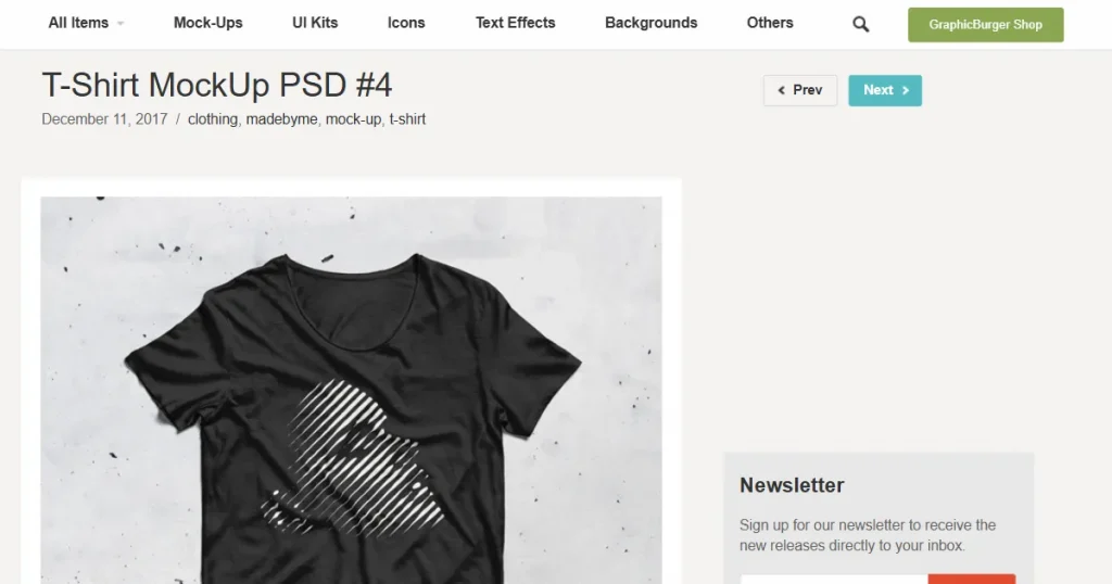 graphic burger free clothing mockups in photoshop