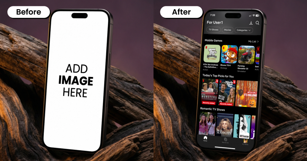 iPhone 17 mockup template
