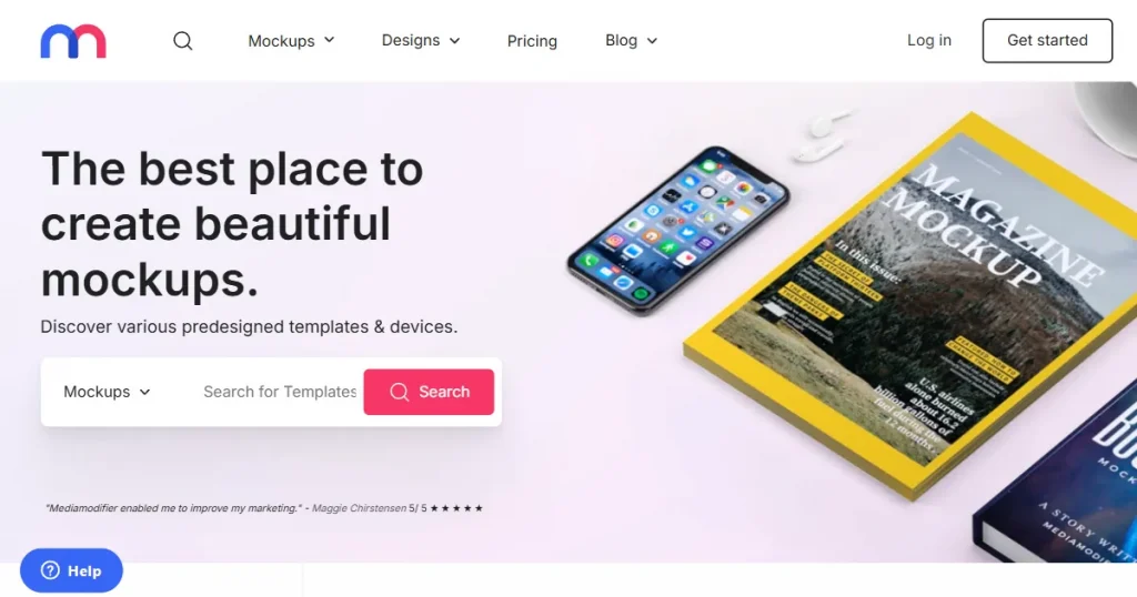 Mediamodifier mockup generator