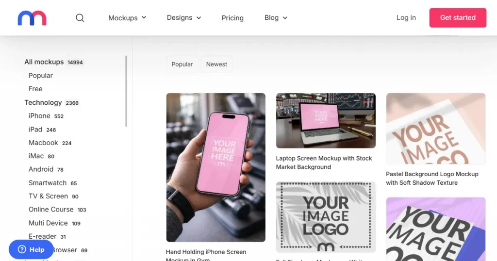 Mediamodfier mockup template collection