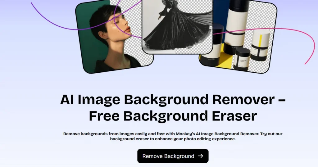 Mockey AI background remover