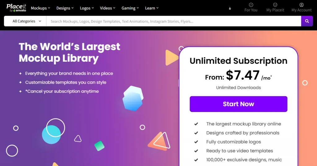 Placeit plan pricing