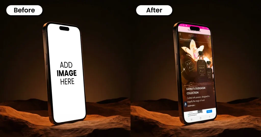 Best iPhone mockup template