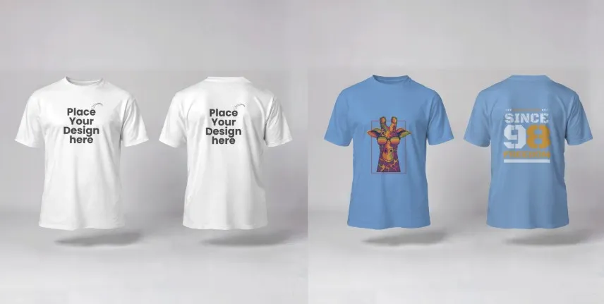 3D t-shirt mockups