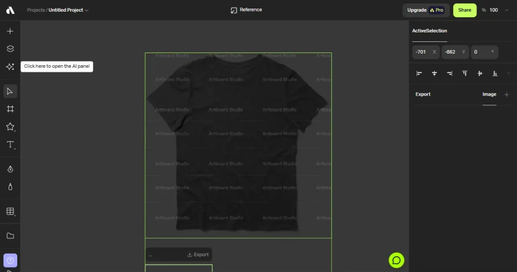 artboard studio 3d t-shirt mockup tool