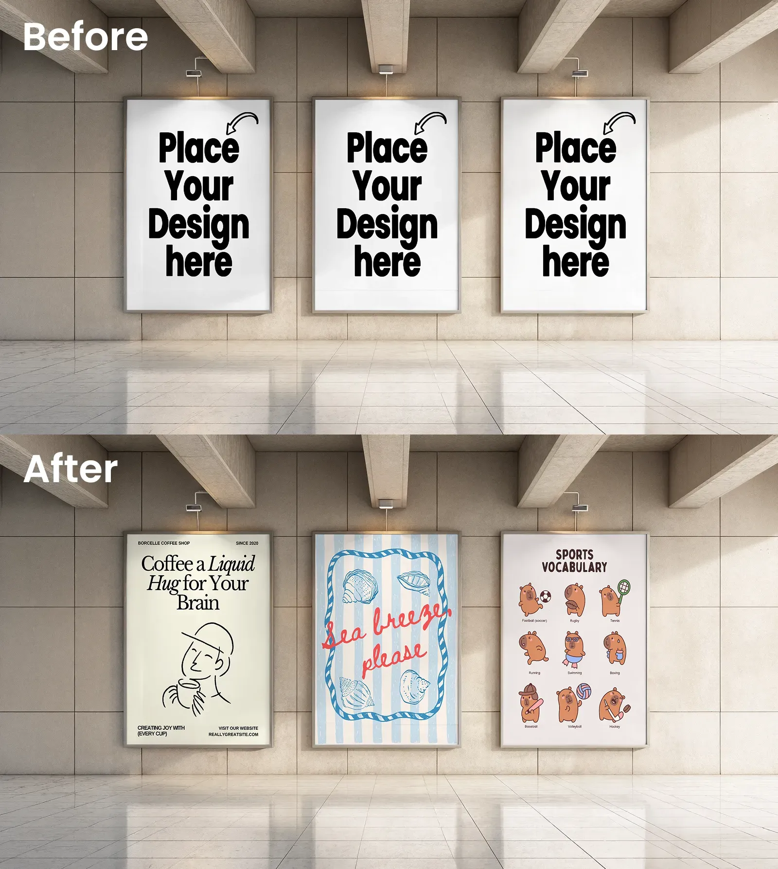 Multiple Billboard Mockups