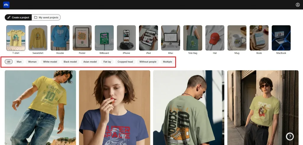 Filter out mockups on Modor