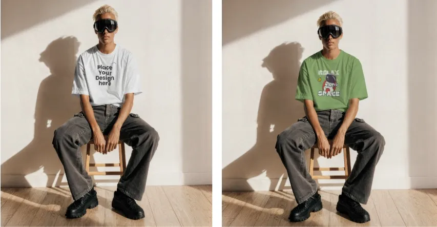 Lifestyle t-shirt mockups