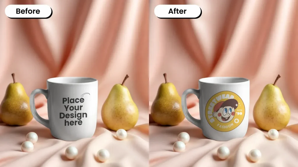 Minimalist mug mockups