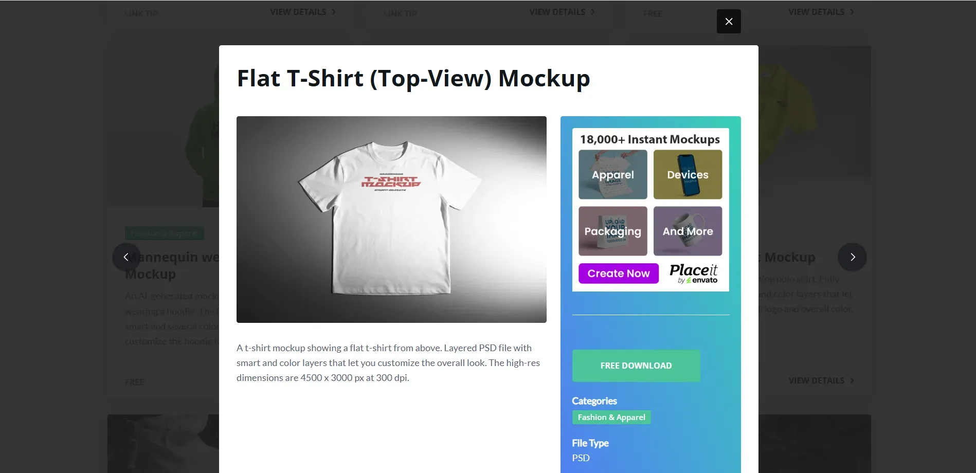 Mockup world PSD t-shirt mockups