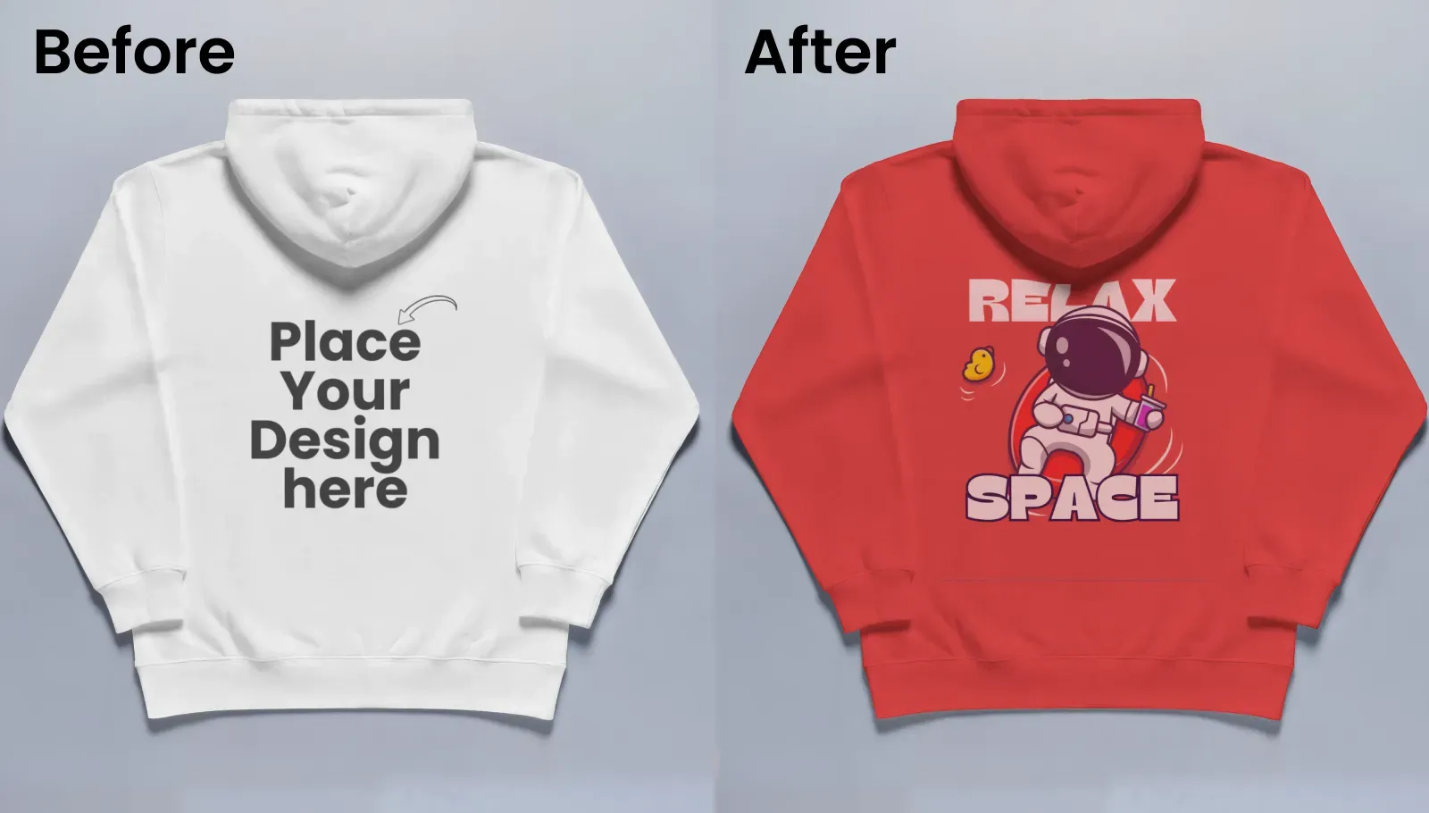 Normal Flat lay hoodie mockup