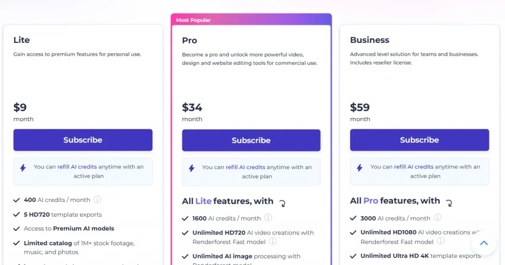 renderforest t-shirt mockup software pricing