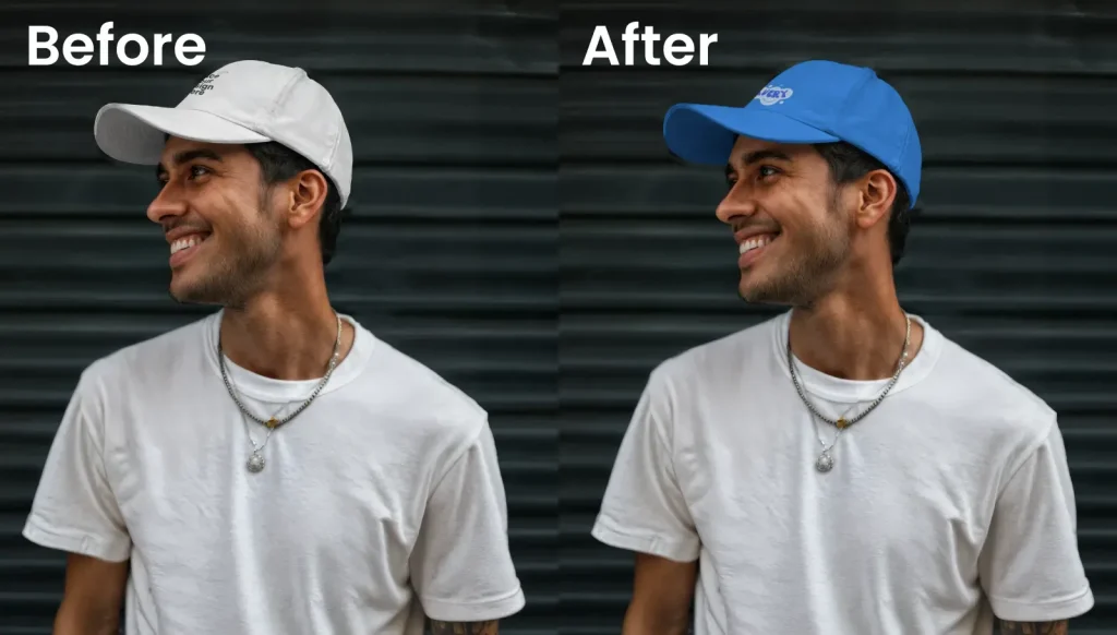 Smiling man wearing a cap