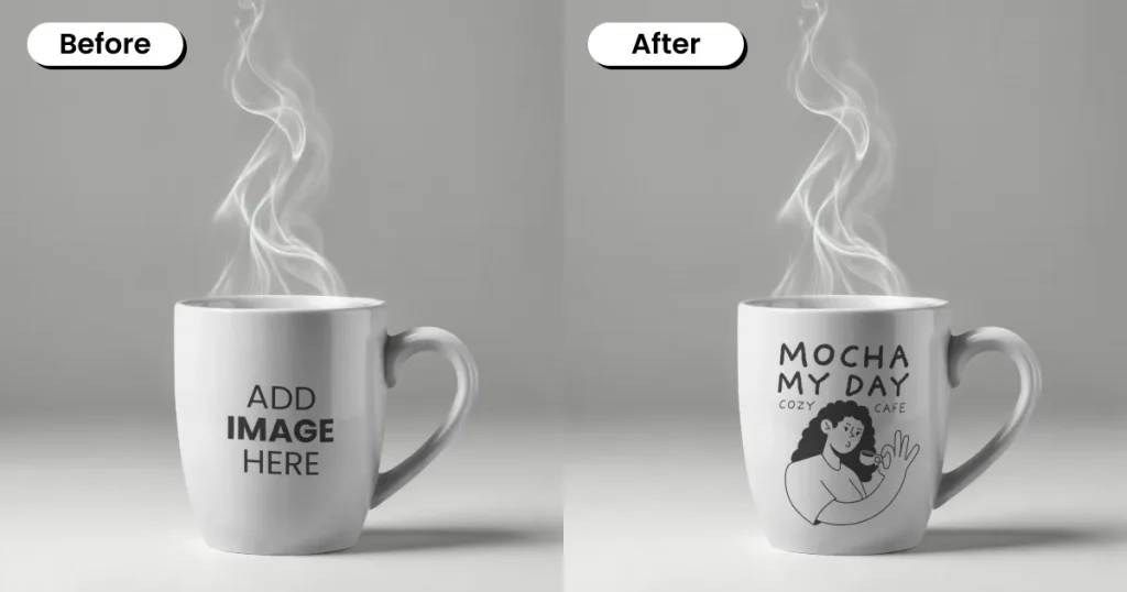 Standard ecommerce mug mockup ideas